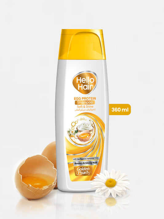 Golden Pearl Hello Hair - Egg Protein Shampoo - 360ml