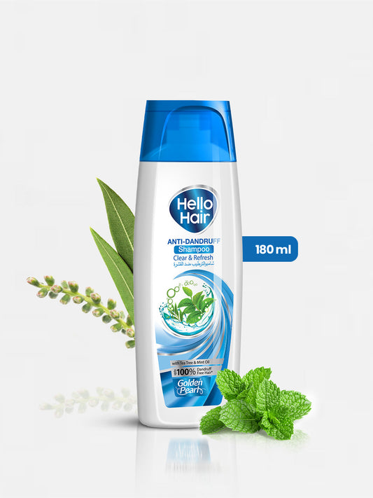 Golden Pearl Hello Hair - Anti-Dandruff Shampoo - 180ml