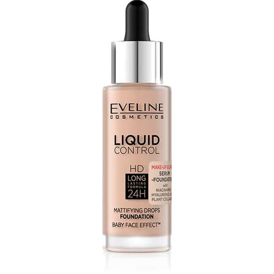 Eveline Liquid Control Foundation With Niacinamide - 03 Ivory Beige