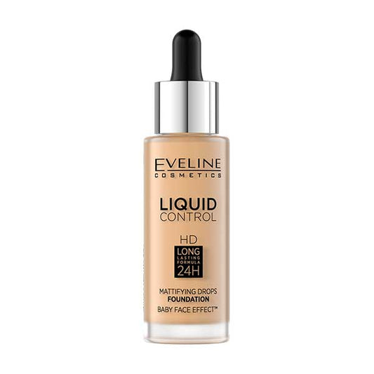 Eveline Liquid Control Mattifying Drops Foundation - 16 Vanilla Beige