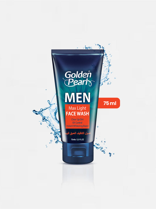 Golden Pearl Max Light Men Face Wash - 75ml