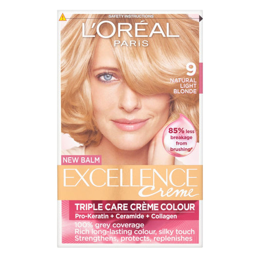 LOreal Paris- Excellence Creme Hair Colour 9 Very Light Blonde