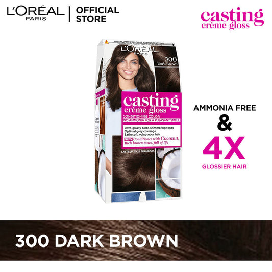 LOreal Paris Casting Creme Gloss - 300 Dark Brown