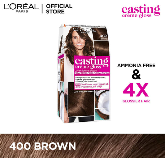LOreal Paris Casting Creme Gloss - 400 Brown