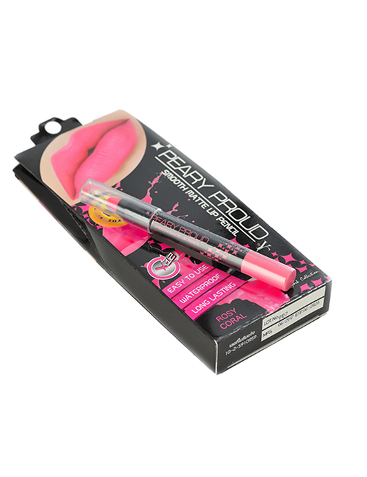 Hemani Peary Proud Smooth Matte Lip Pencil - Rosy Coral - Premium  from Hemani - Just Rs 815.00! Shop now at Cozmetica