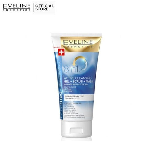 Eveline Facemed+ Cleansing Gel + Scrub + Mask - 150ml