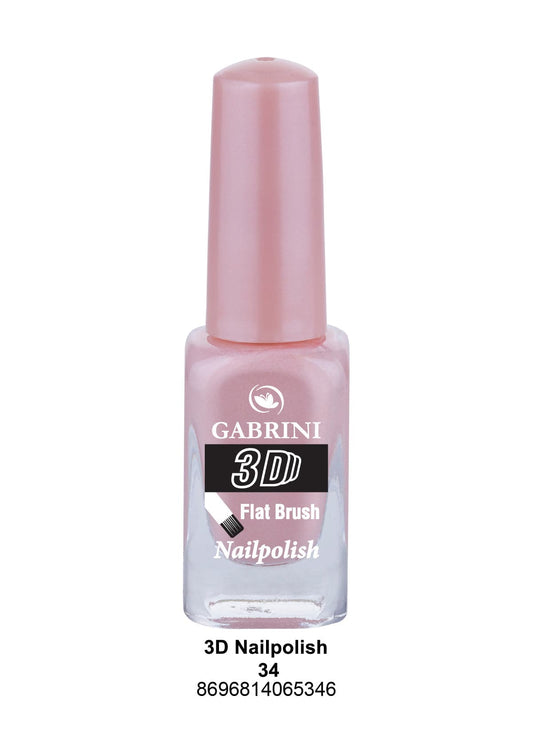 Gabrini 3D Nail Polish # 34 - Premium Nail Polish from Gabrini - Just Rs 475! Shop now at Cozmetica