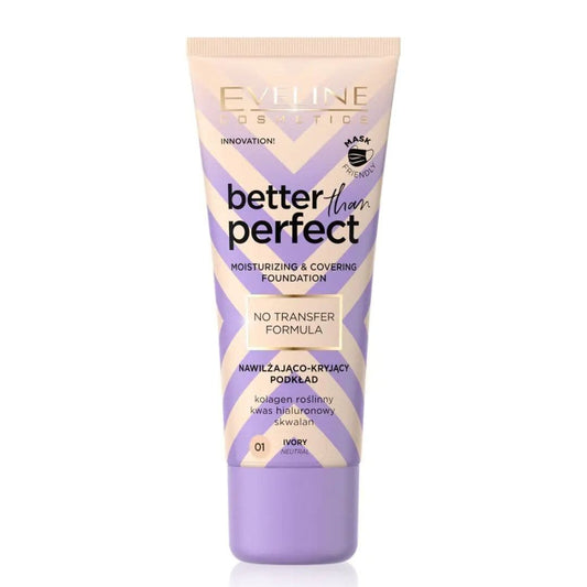Eveline Better Than Perfect Moisturising & Covering Foundation - 01 Ivory