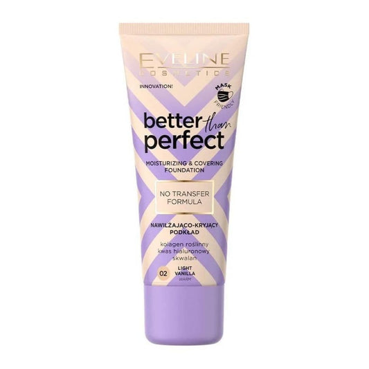 Eveline Better Than Perfect Moisturizing & Covering Foundation - 02 Light Vanilla Warm