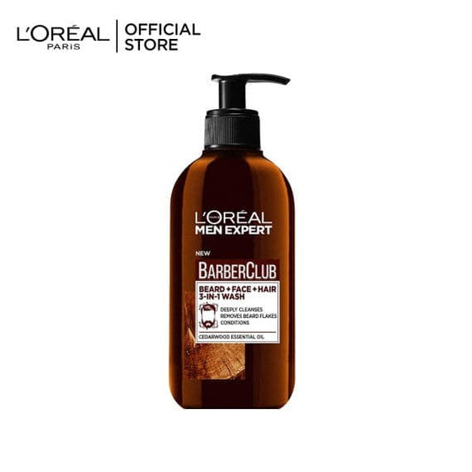 LOreal Paris Men Expert Barber Club Beard, Face and Hair Wash 200ml - Premium  from Loreal Men Expert - Just Rs 899.00! Shop now at Cozmetica