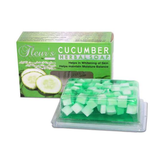 Fleur's Cucumber Soap 100gm