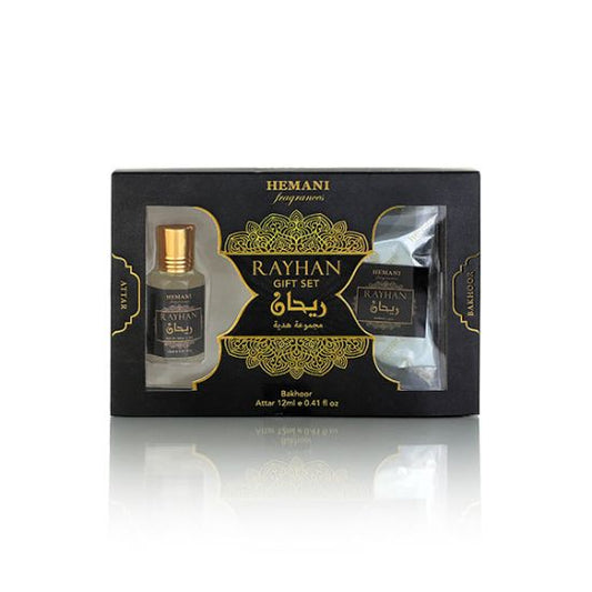 Rayhan Bakhoor & Attar Gift Set