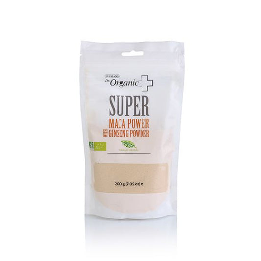 Dr Organic Super Maca Powder with Ginseng 200gm