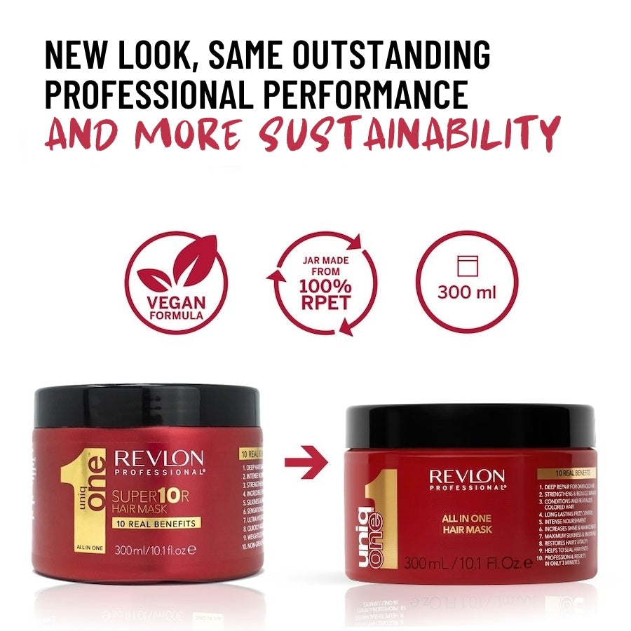 Revlon Professional UniqONE™ Repair Hair Treatment Mask - "All-in-One" 10 Benefits - 300ml