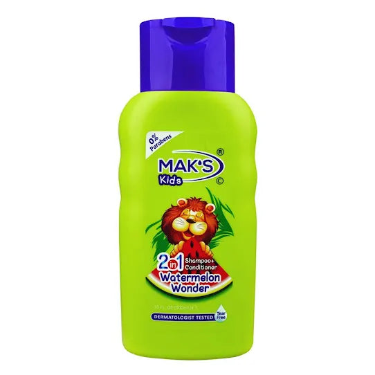 MAK’S Kids 2in1 Shampoo + Cond Watermelon Wonder 300ml