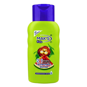 MAK’S Kids 2in1 Shampoo + Cond Watermelon Wonder 300ml