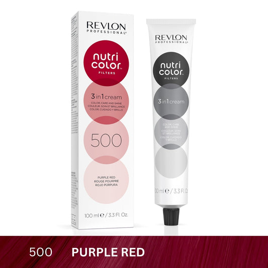 Revlon Professional Nutri Color™ Filters 3-In-1 Hair Color - Purple Red 500 - 100ml