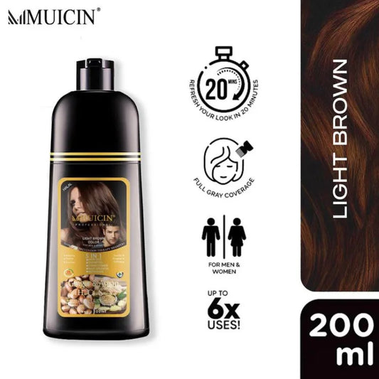 Muicin 5 In 1 Hair Color Shampoo With Ginger Argan Oil