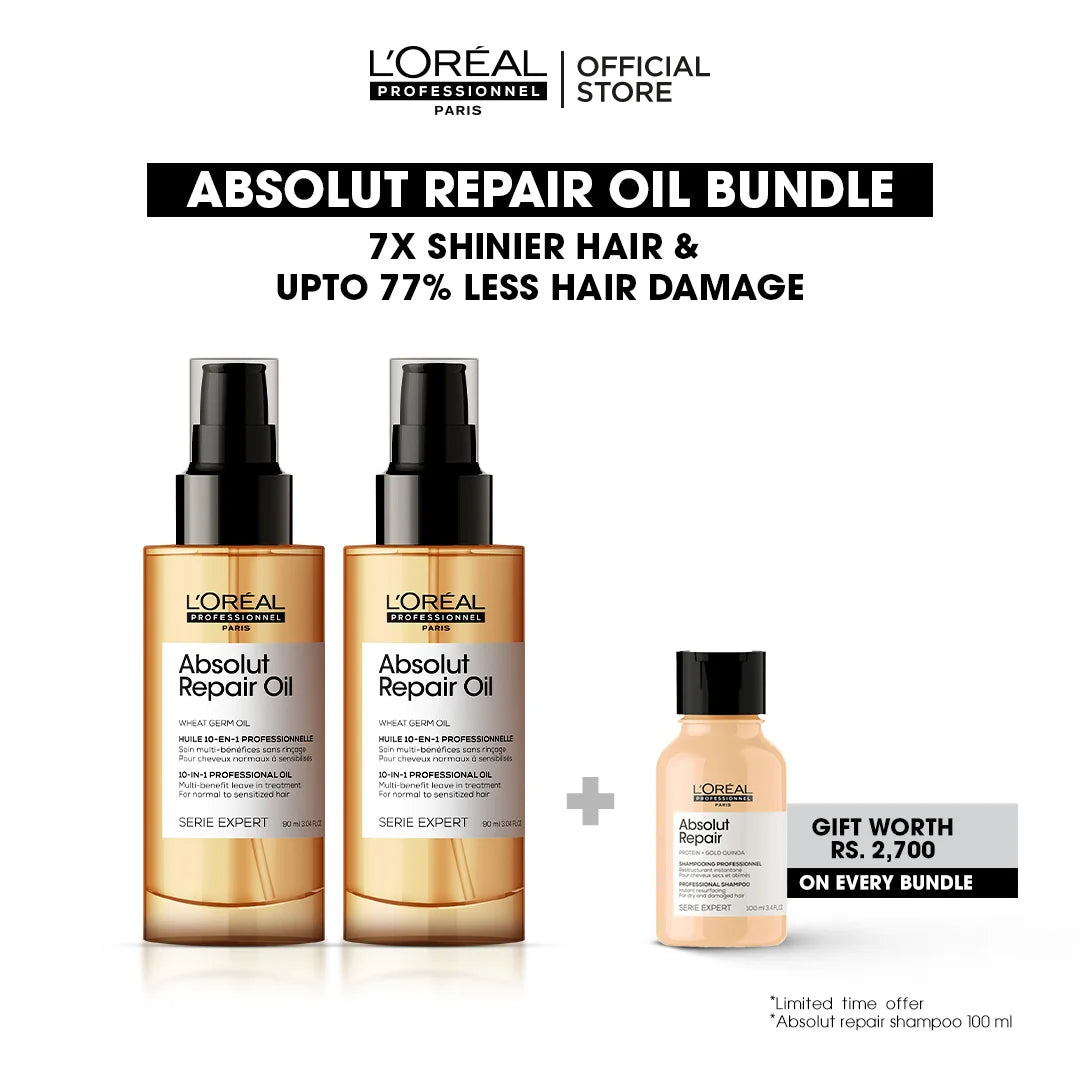 Loreal Professionnel Serie Expert Absolut Repair Oil Bundle