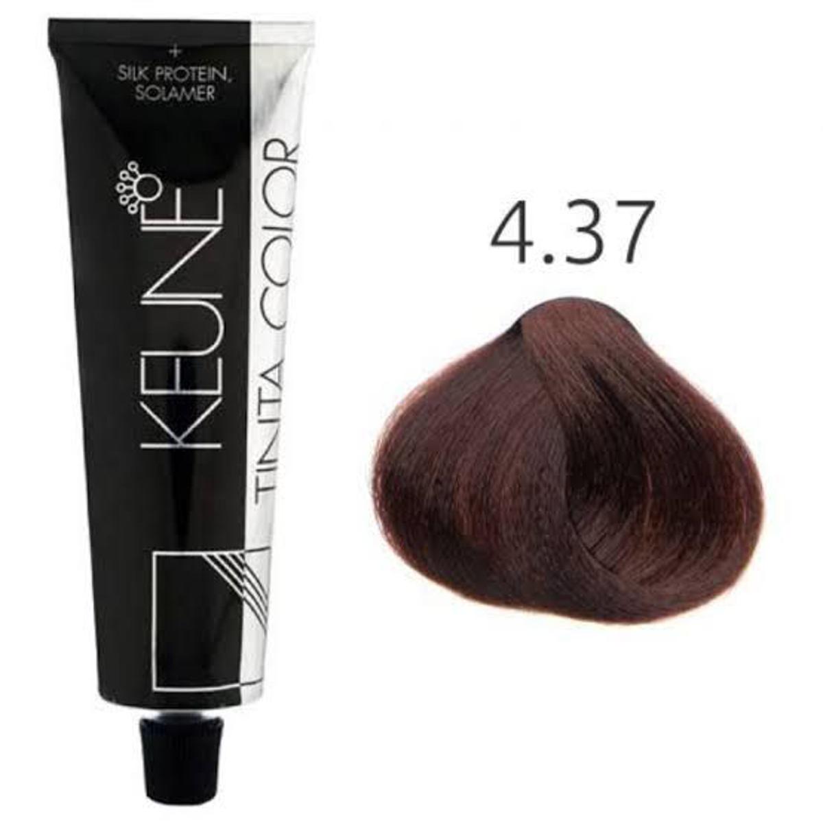 Keune Tinta Color No. 4.37 - Medium Expresso Brown - 60ml