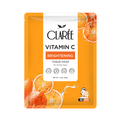 Herbion Clarée Vitamin C Brightening Tissue Mask - Premium  from Herbion - Just Rs 450! Shop now at Cozmetica