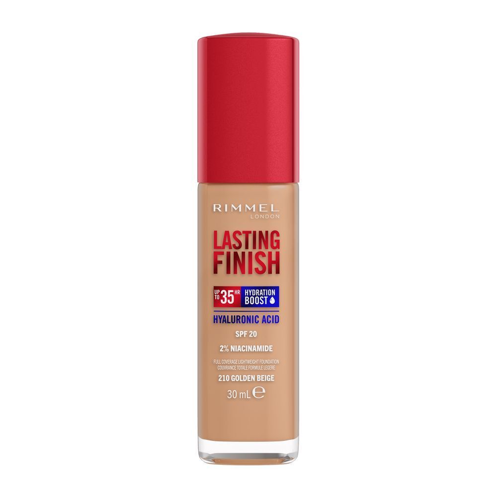 Rimmel - Lasting Finish Hyaluronic Acid long-lasting 210 Golden Beige