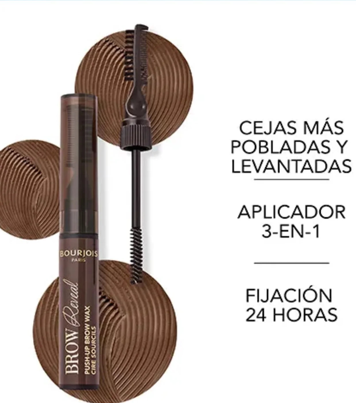 Bourjois Eyebrow gel Brow Max Reveal - 04 Black Brown