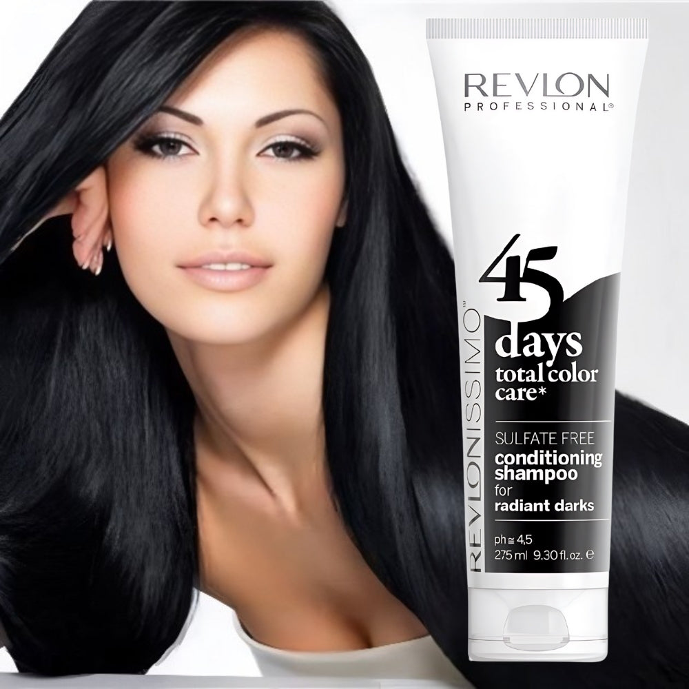 Revlon Professional Revlonissimo™ 45 Days Total Color Care Conditioning Shampoo - Radiant Darks - 275ml