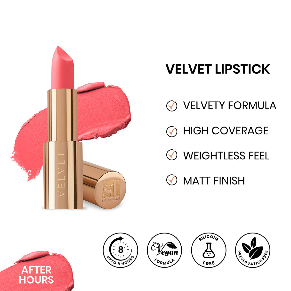 ST London Velvet Ultra Matt Lipstick After Hours