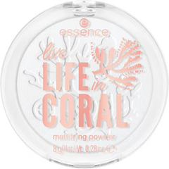Essence Live LIFE in CORAL mattifying powder