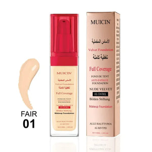 Muicin Nude Velvet Full Coverage Foundation 30Ml