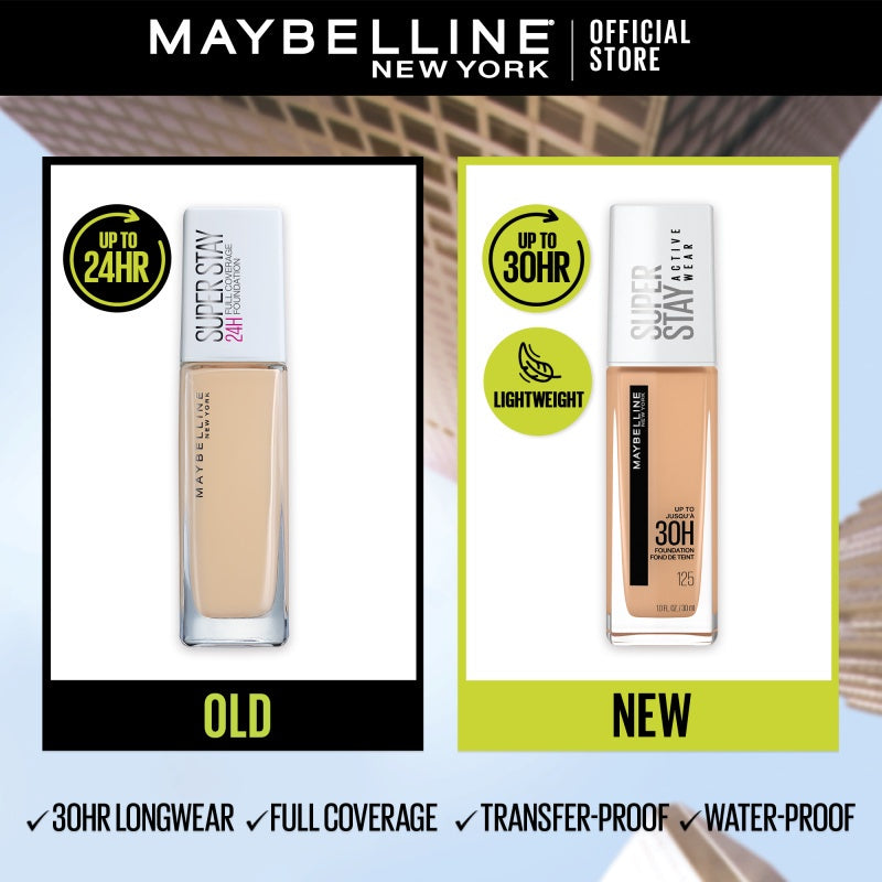 Maybelline Superstay 30 Hours Full Coverage Foundation - 30ml