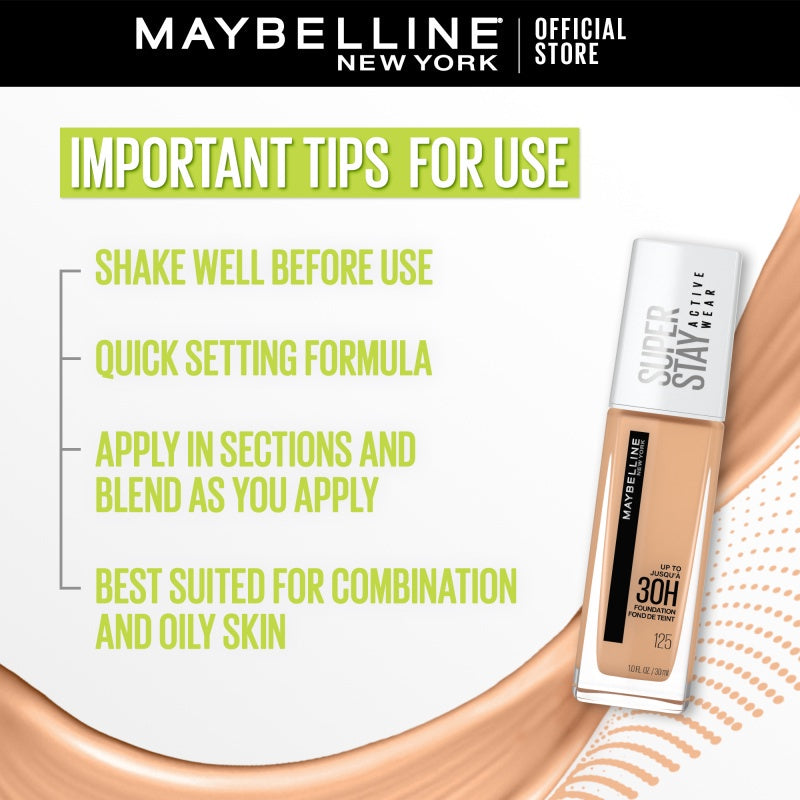 Maybelline Superstay 24 Hours Full Coverage Foundation (30ml)