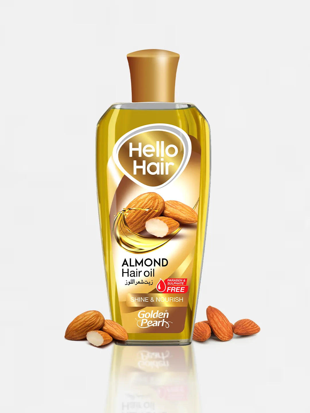 Golden Pearl Hello Hair Almond Hair Oil - 200ml