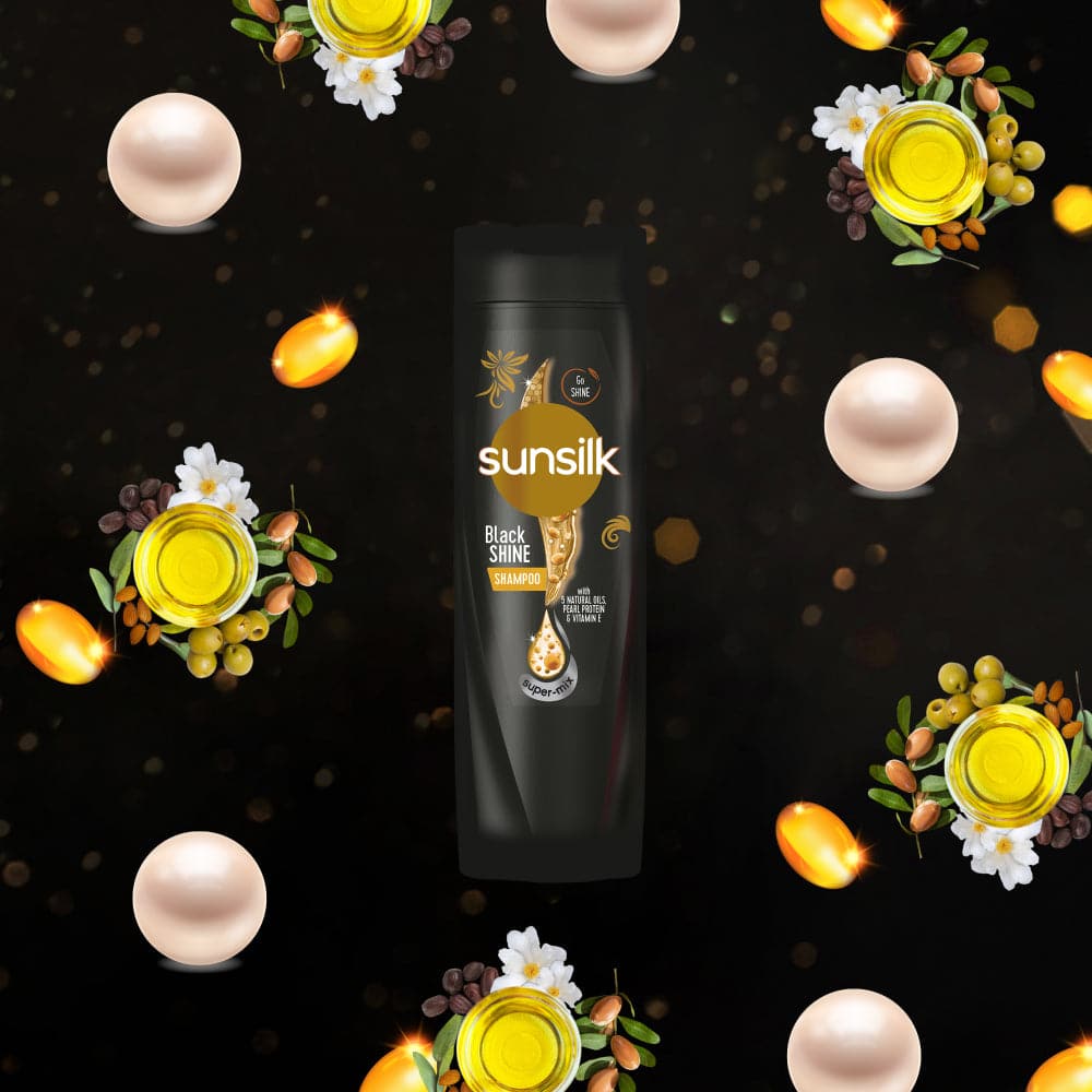 Sunsilk Black Shine Shampoo - 185ML