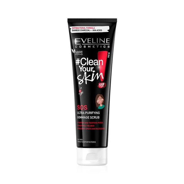 Eveline Clean Your Skin SOS Ultra Purifying Gommage Scrub 100ml