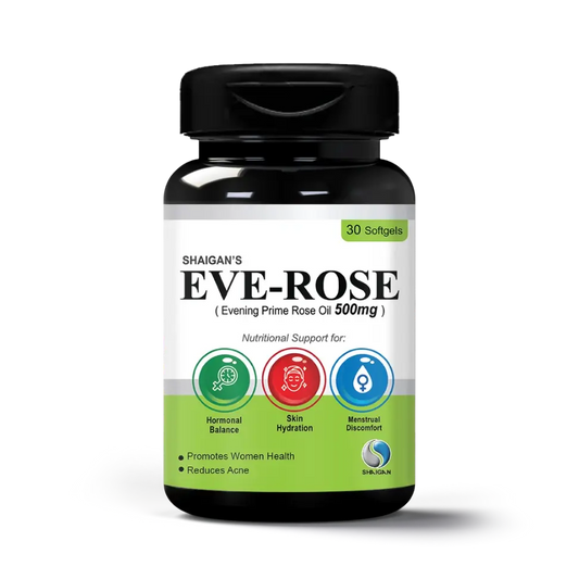 Eve-Rose 500mg Softgel Capsules | Buy Hormonal Imbalance Supplement