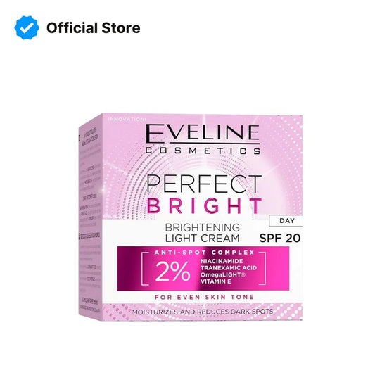Eveline Perfect Bright Brightening 2% Light Day Cream SPF20 - 50ml