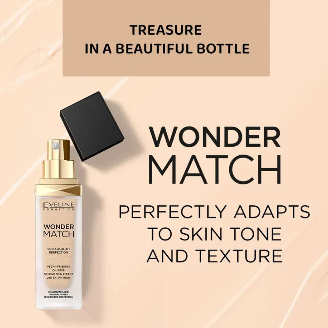 Eveline Wonder Match Foundation - 5 Light Porcellain