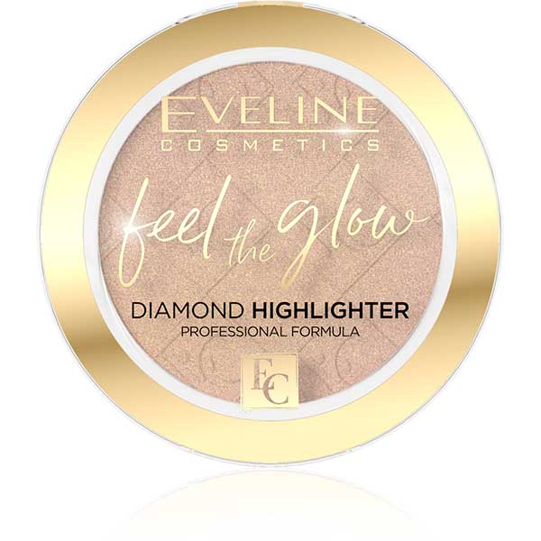Eveline Feel The Glow Diamond Highlighter- 02 Beach Glow