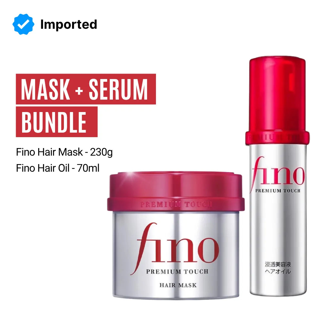 Shiseido Fino Premium Touch Hair Mask + Oil Bundle