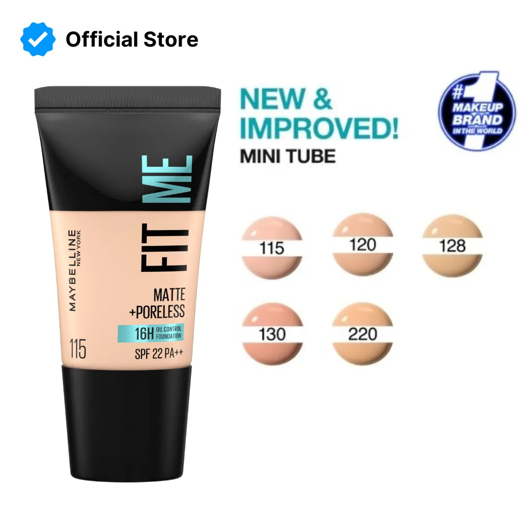 Maybelline New York Fit Me Matte & Poreless Foundation - 18ml