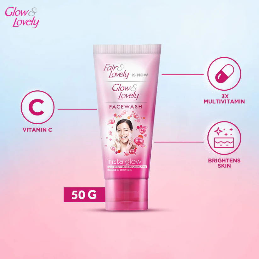 Glow & Lovely Multivitamin Face Wash - 50G