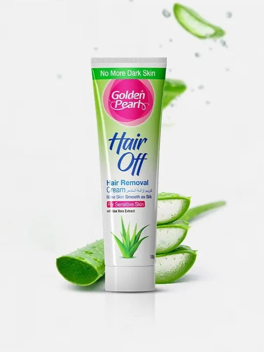 Golden Pearl Hair Off - Hair Removal Cream - Aloe Vera 20gm