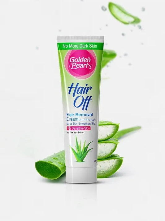 Golden Pearl Hair Off - Hair Removal Cream - Aloe Vera 20gm