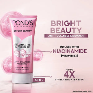Ponds Bright Beauty Face Wash Niacinamide B3 - 50G