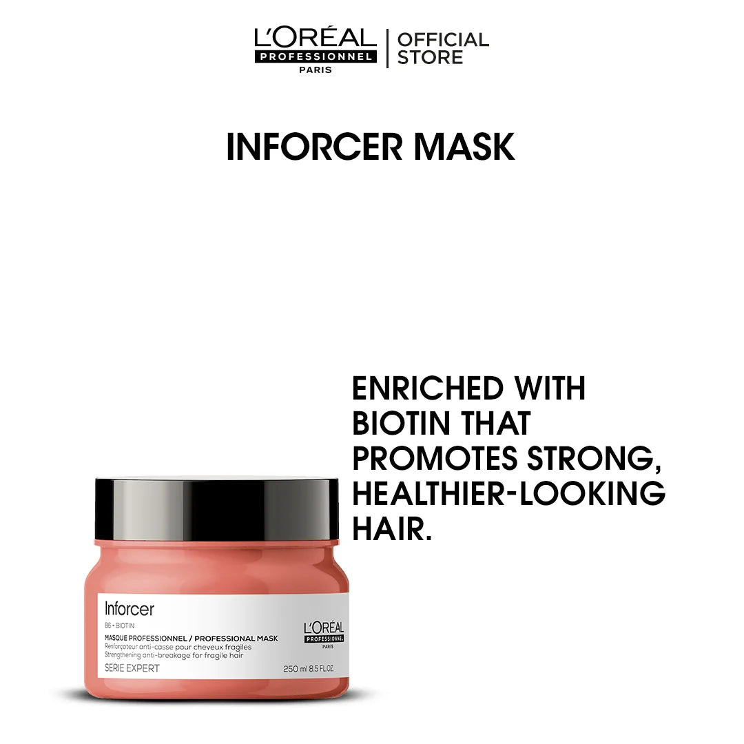 Loreal Professionnel Serie Expert Inforcer Mask - 250ml - For Long Fragile, Breaking Hair