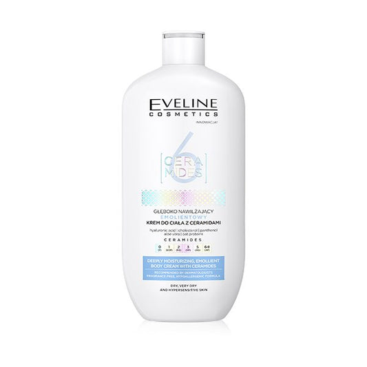 Eveline 6 Ceramides Deeply Moisturizing Emollient Body Lotion - 350ml