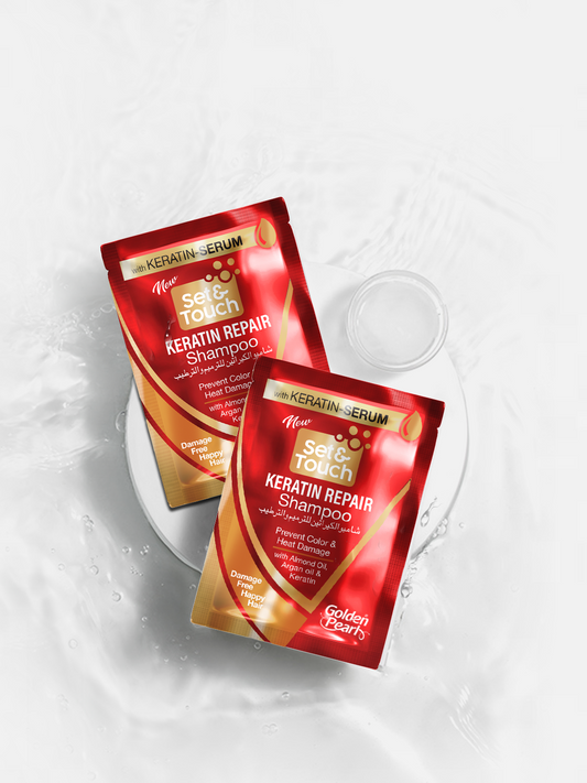 Golden Pearl Set and Touch - Keratin Repair Shampoo - 4ml