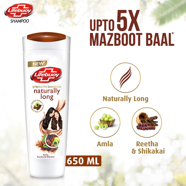 Lifebuoy Shampoo Naturally Long 650Ml